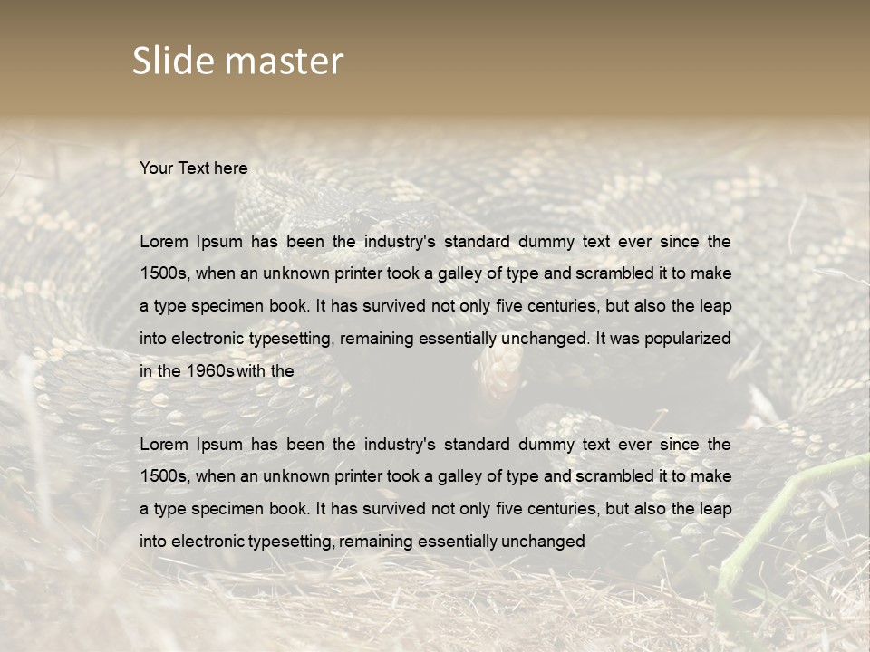 Scaly California Deadly PowerPoint Template