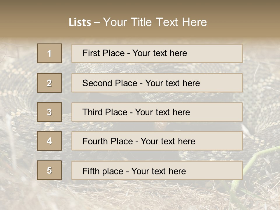 Scaly California Deadly PowerPoint Template