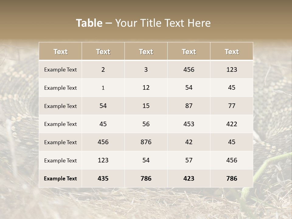 Scaly California Deadly PowerPoint Template