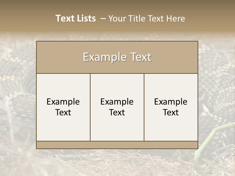 Scaly California Deadly PowerPoint Template