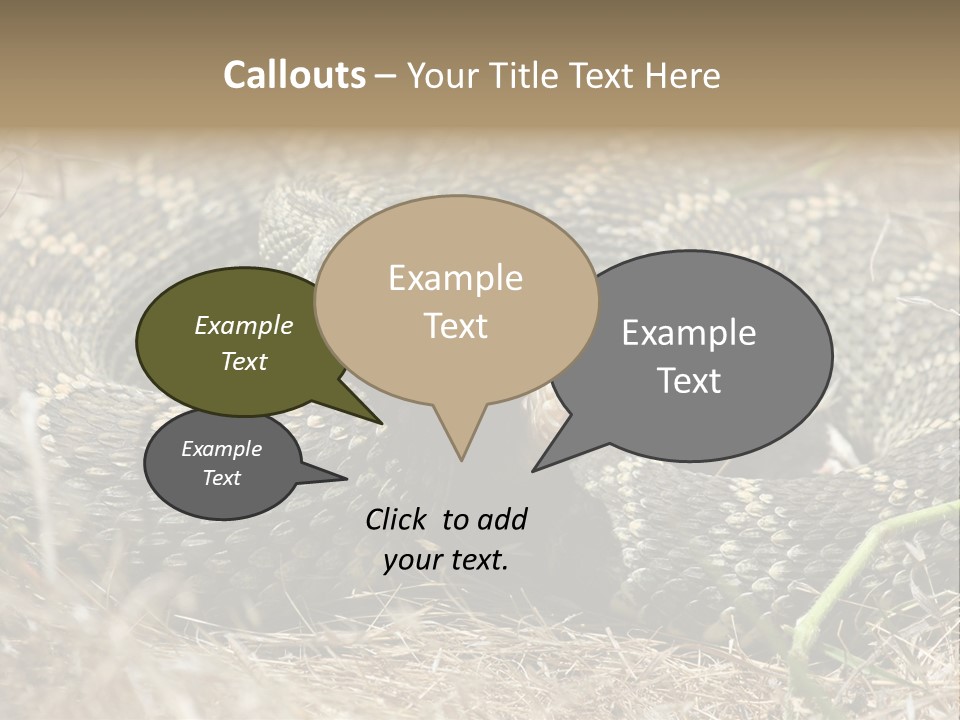 Scaly California Deadly PowerPoint Template