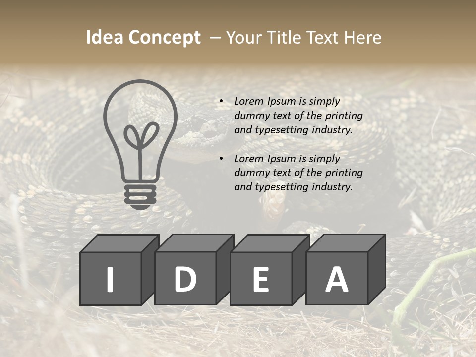 Scaly California Deadly PowerPoint Template