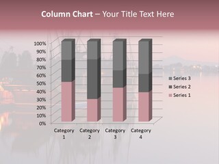 Sunlight Riverbank Marina PowerPoint Template