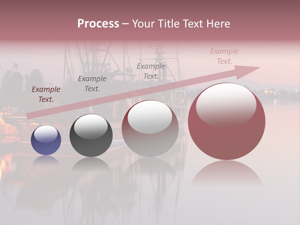 Sunlight Riverbank Marina PowerPoint Template