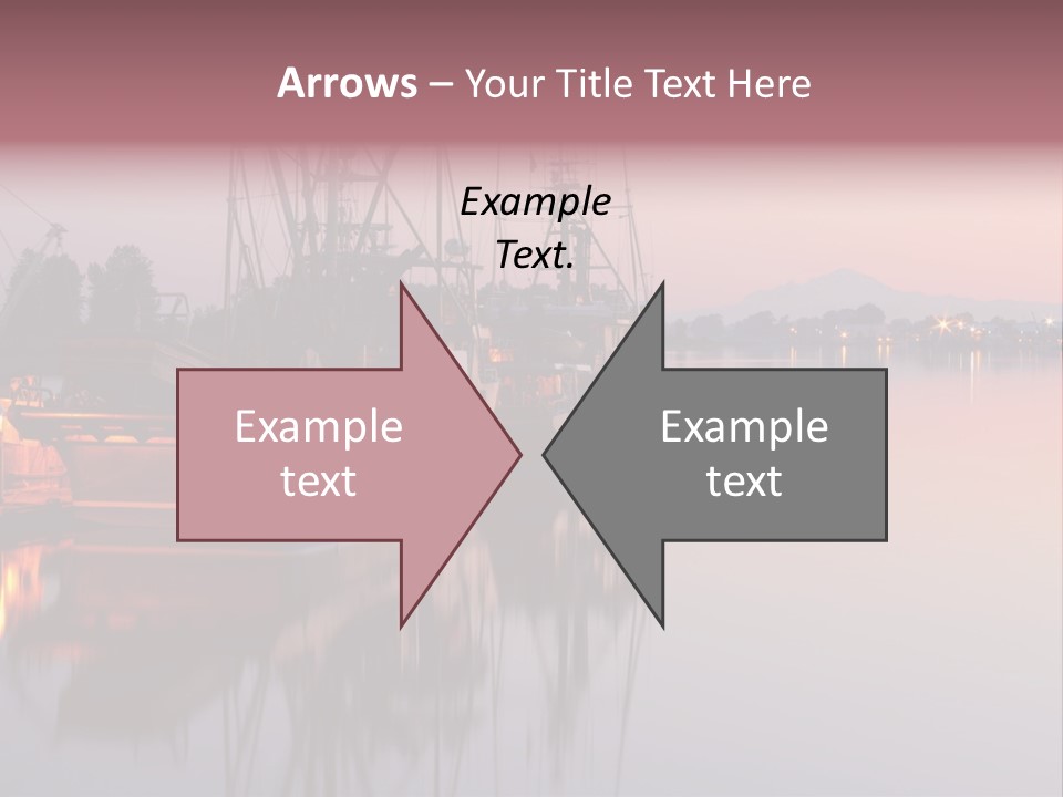 Sunlight Riverbank Marina PowerPoint Template