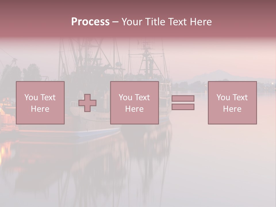 Sunlight Riverbank Marina PowerPoint Template