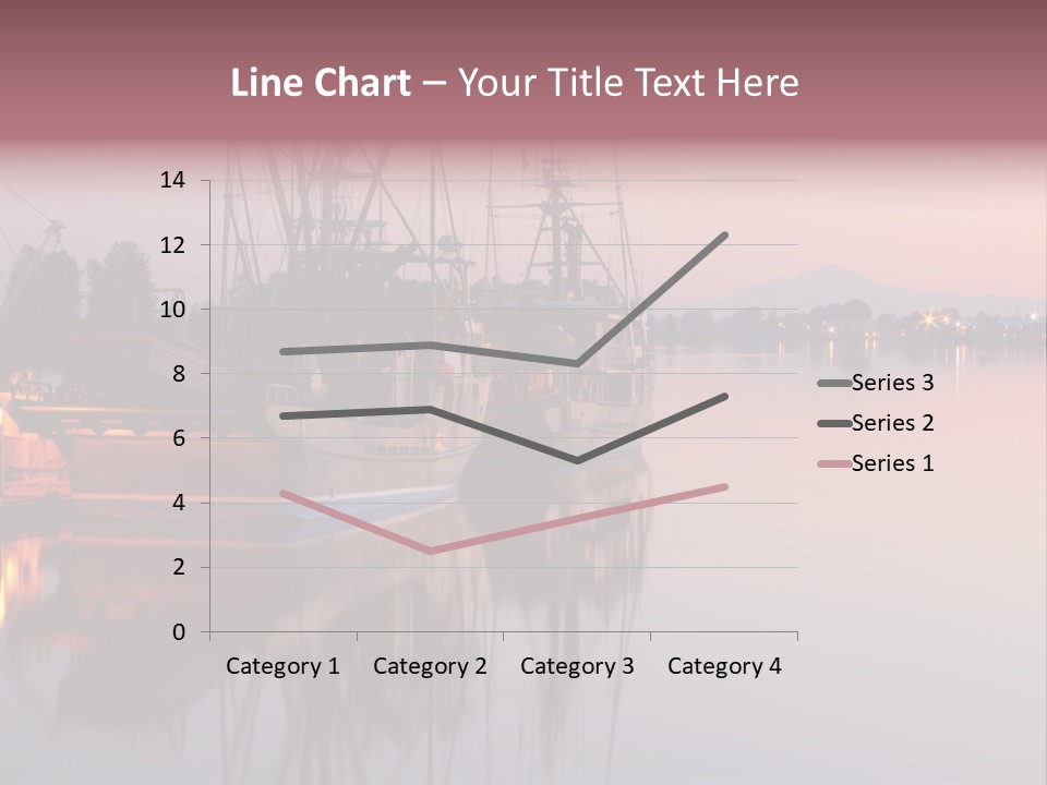Sunlight Riverbank Marina PowerPoint Template