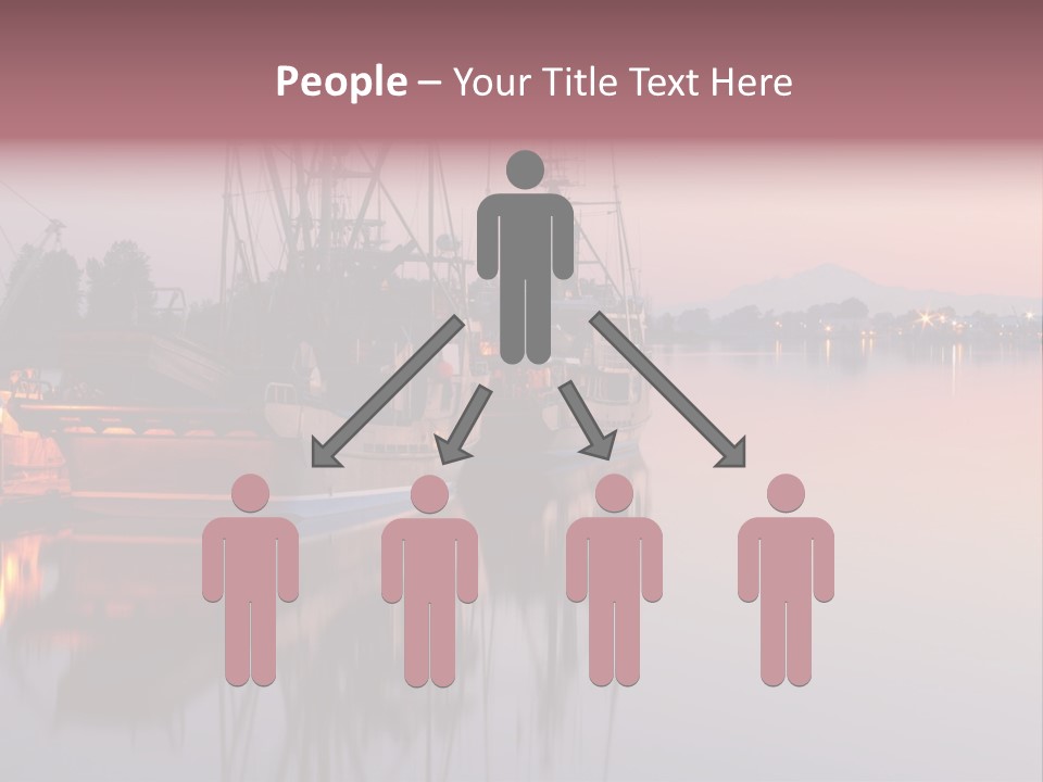 Sunlight Riverbank Marina PowerPoint Template