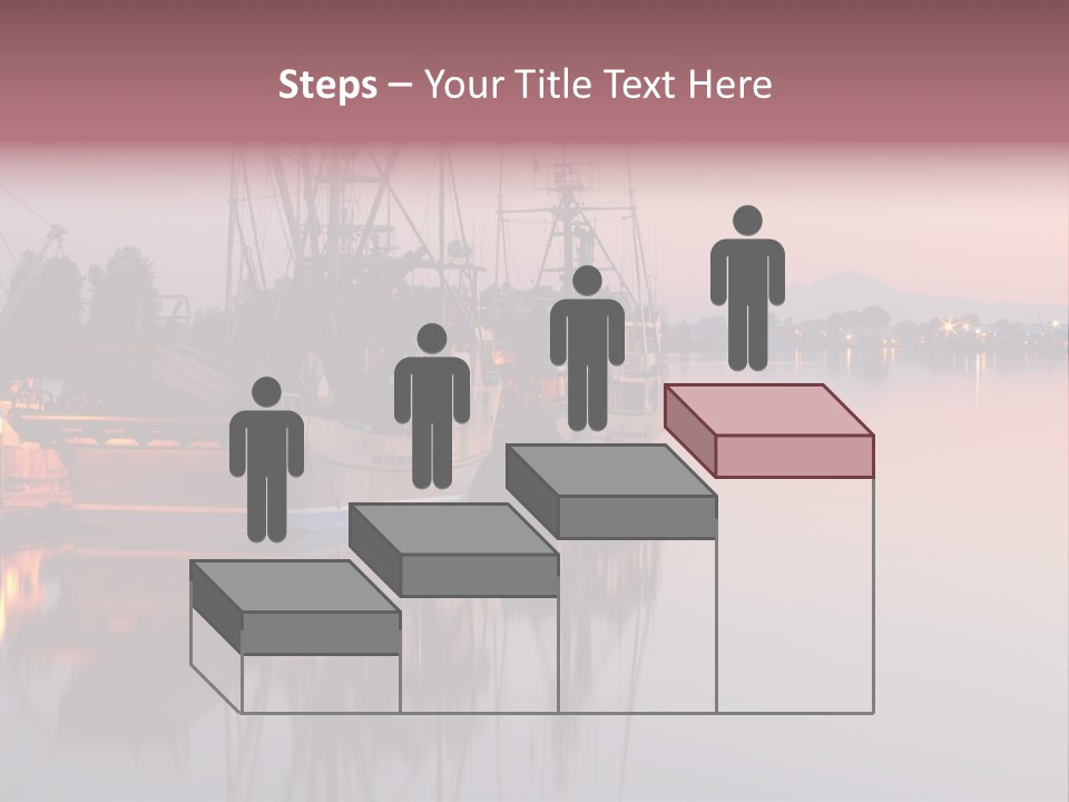 Sunlight Riverbank Marina PowerPoint Template