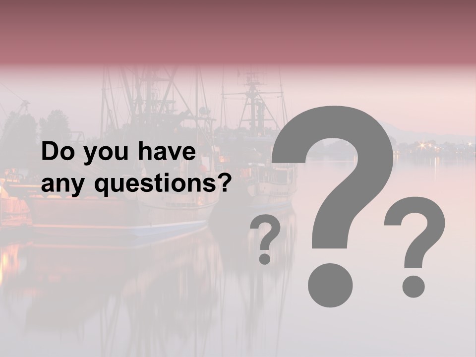 Sunlight Riverbank Marina PowerPoint Template