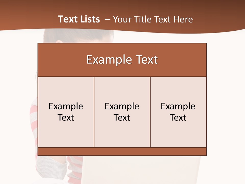 A Woman Sitting On The Floor Using A Laptop Computer PowerPoint Template