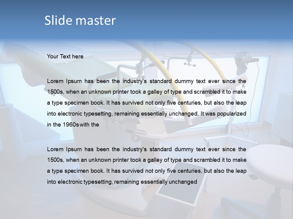 Chair Paramedic New PowerPoint Template