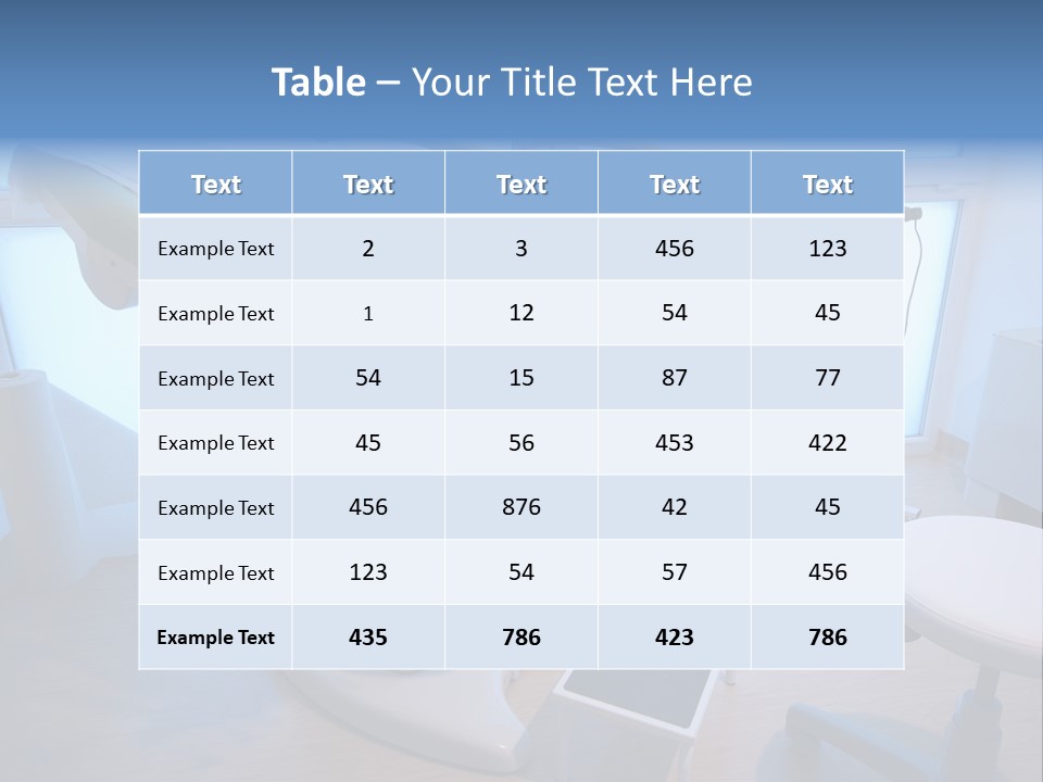 Chair Paramedic New PowerPoint Template