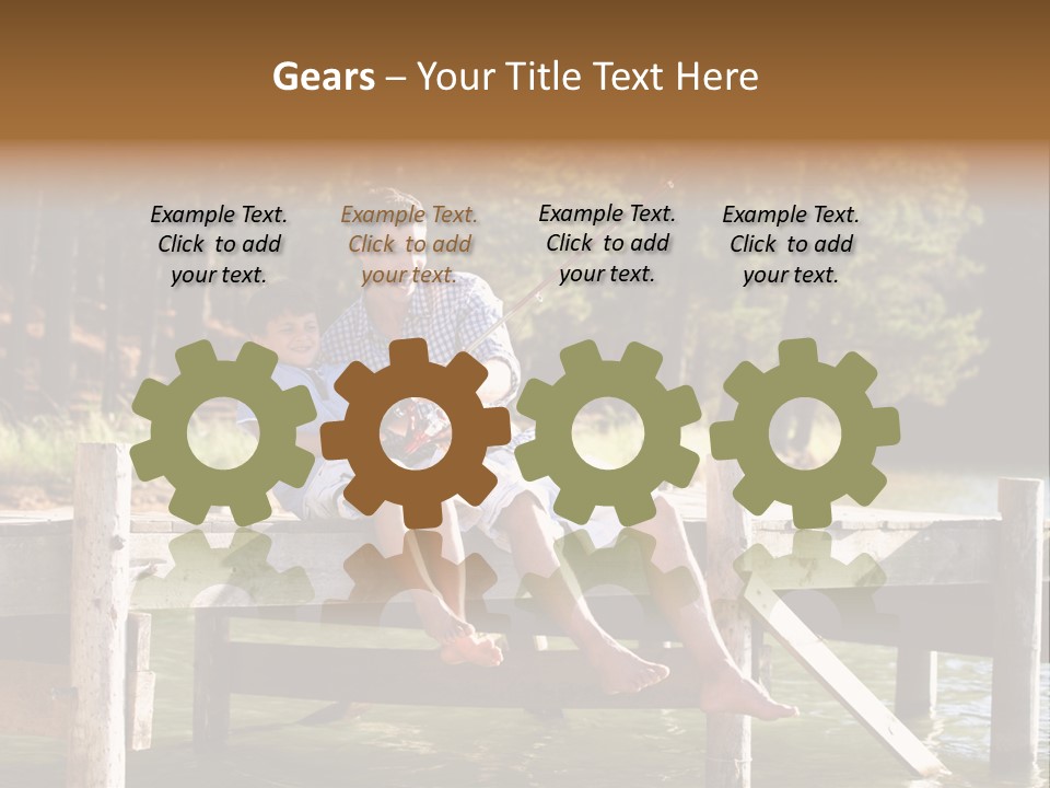 Reel River Sharing PowerPoint Template