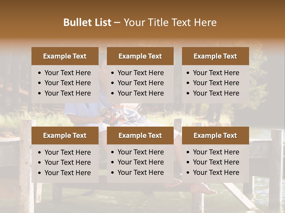 Reel River Sharing PowerPoint Template