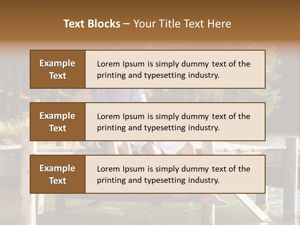 Reel River Sharing PowerPoint Template