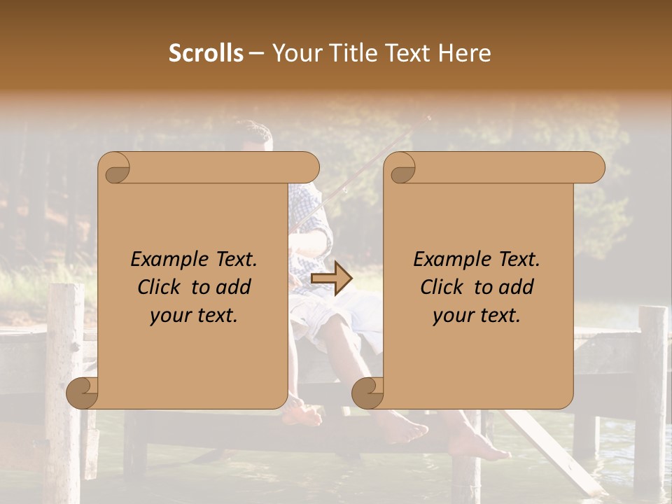 Reel River Sharing PowerPoint Template