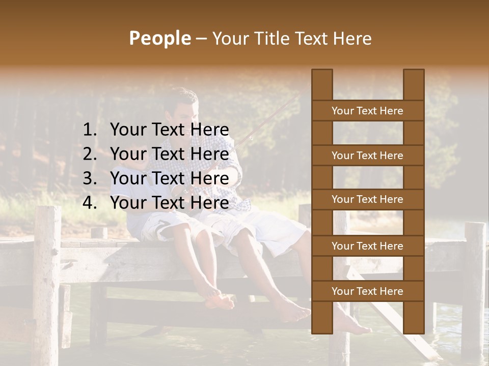 Reel River Sharing PowerPoint Template