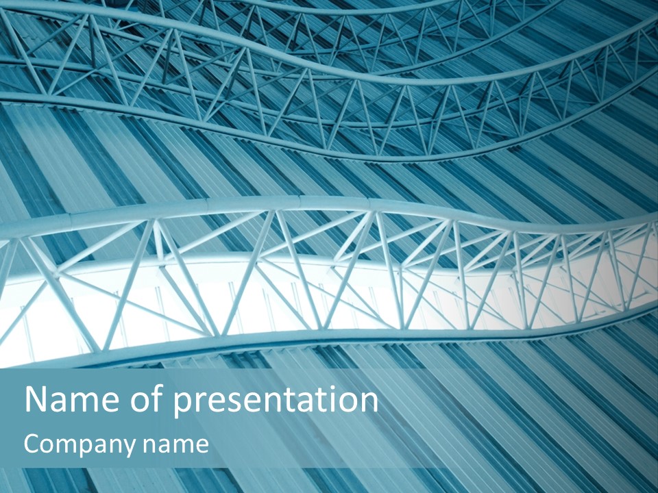 Architecture Ceiling Mall PowerPoint Template