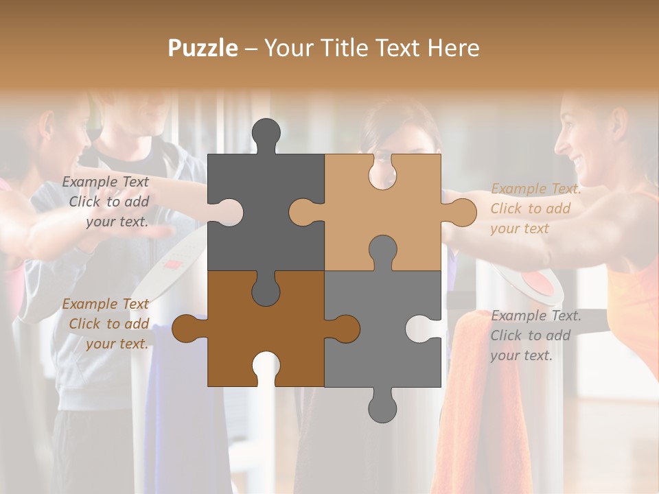 Strength Equipment Health PowerPoint Template