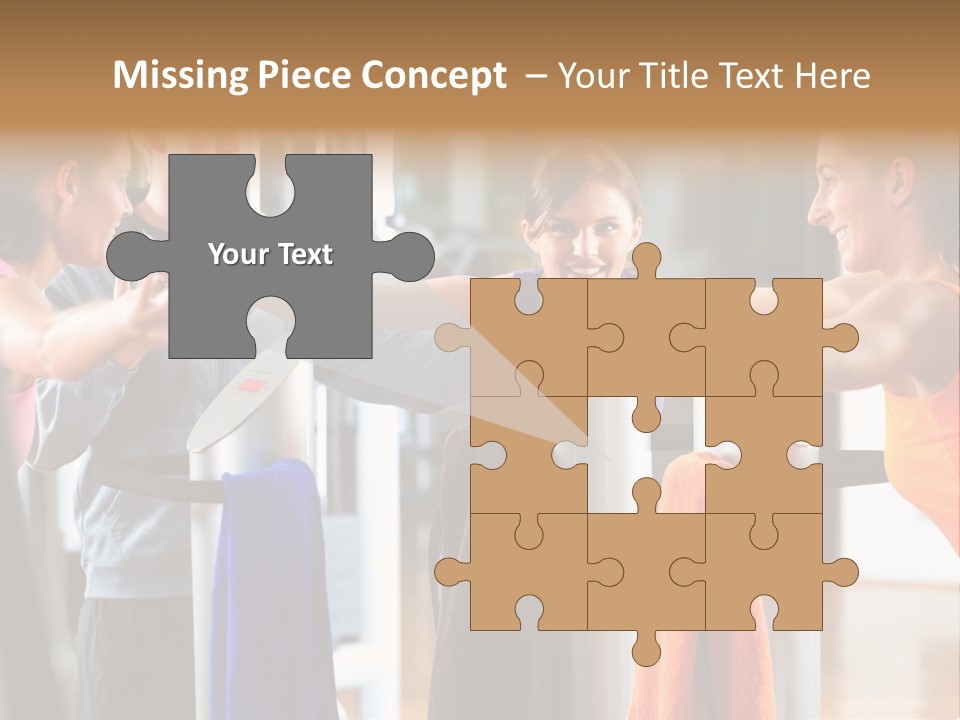 Strength Equipment Health PowerPoint Template