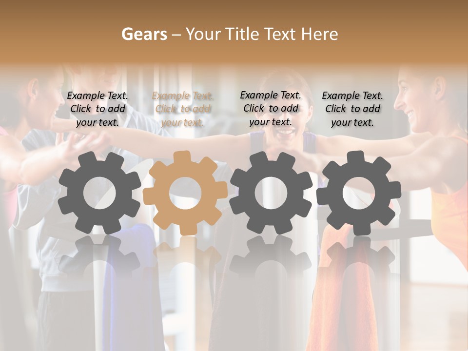 Strength Equipment Health PowerPoint Template