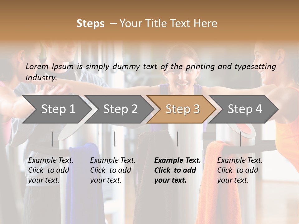 Strength Equipment Health PowerPoint Template