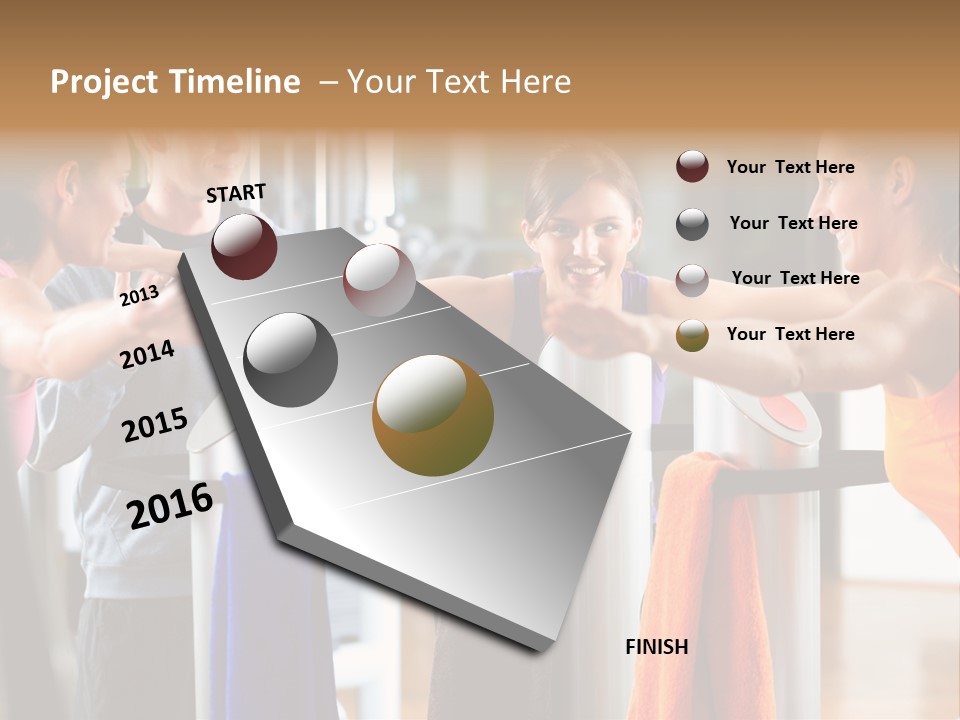 Strength Equipment Health PowerPoint Template