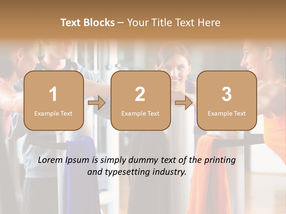 Strength Equipment Health PowerPoint Template