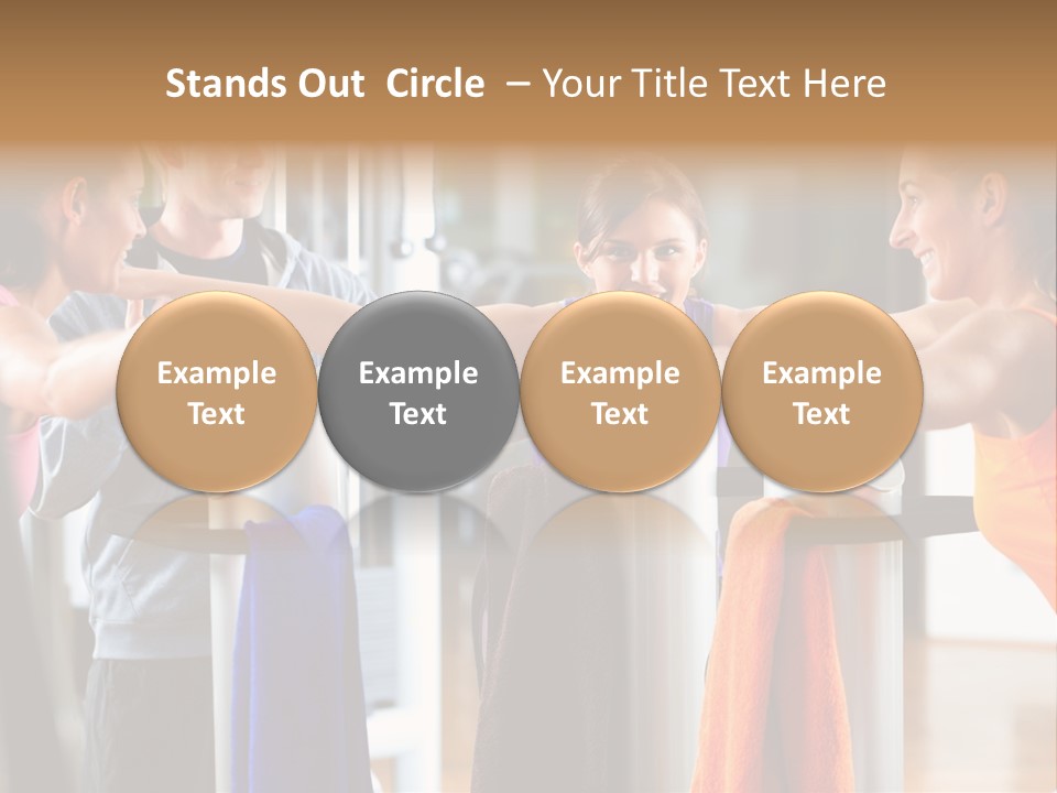 Strength Equipment Health PowerPoint Template