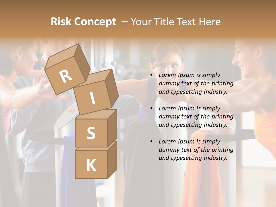 Strength Equipment Health PowerPoint Template