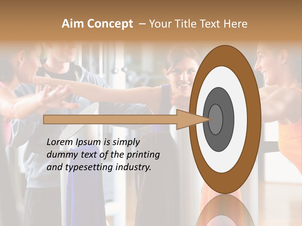 Strength Equipment Health PowerPoint Template