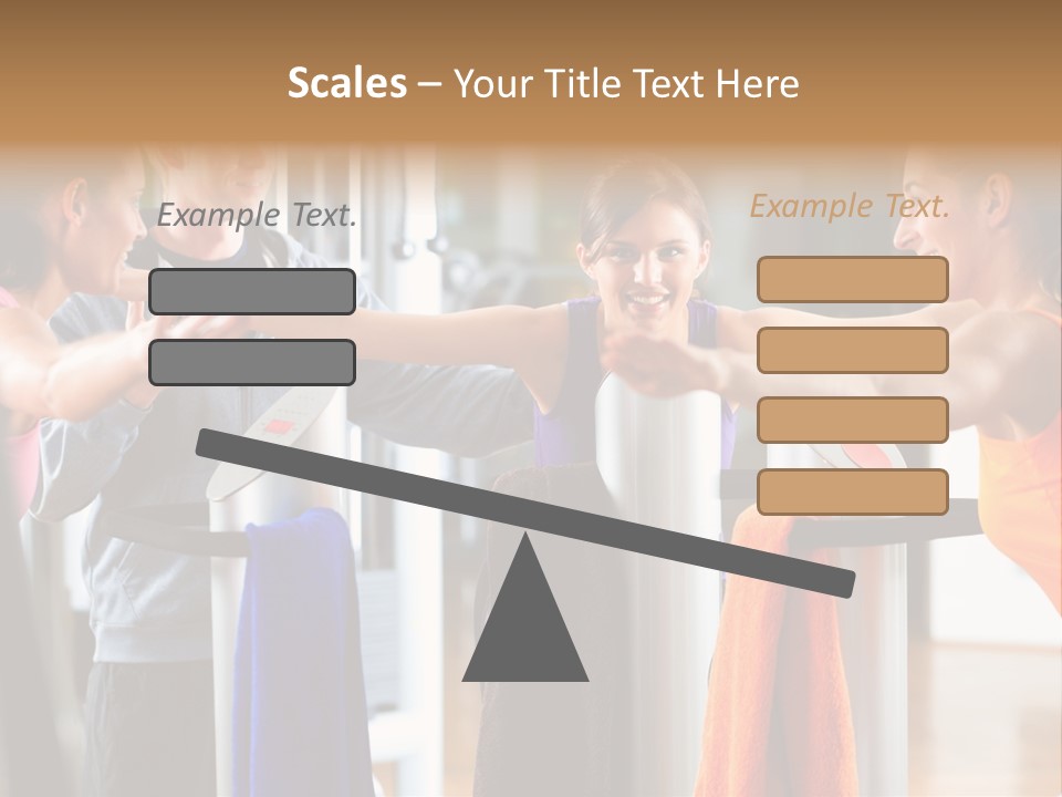 Strength Equipment Health PowerPoint Template
