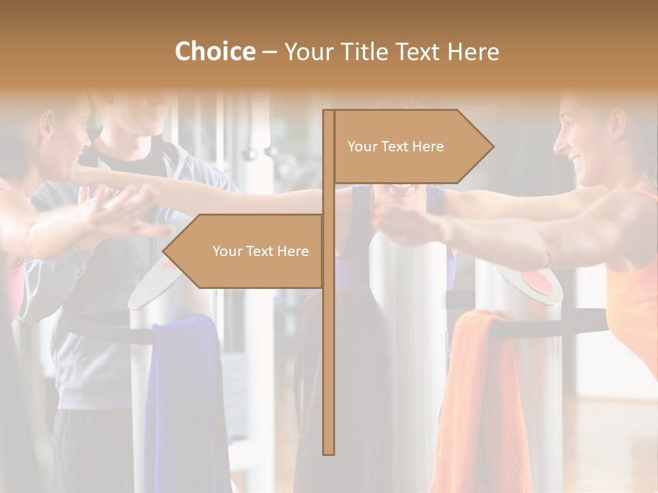 Strength Equipment Health PowerPoint Template