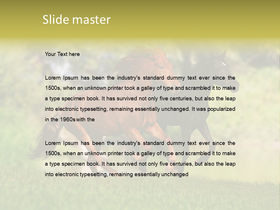 Mare Grass Brown PowerPoint Template