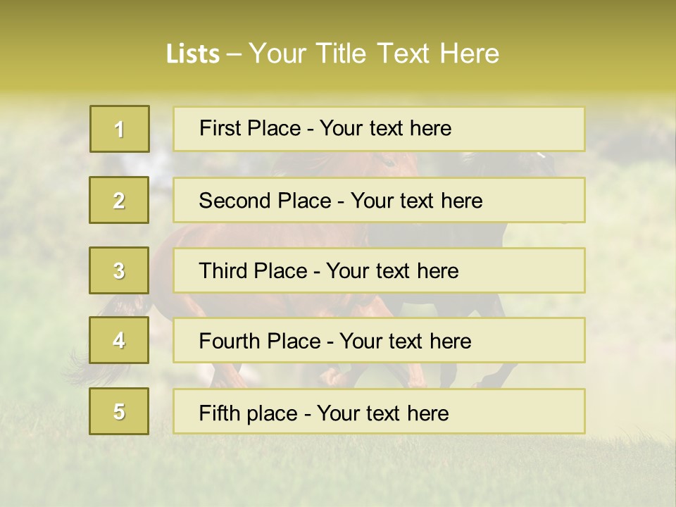 Mare Grass Brown PowerPoint Template