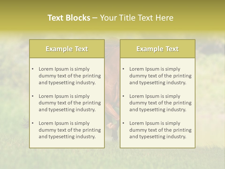 Mare Grass Brown PowerPoint Template
