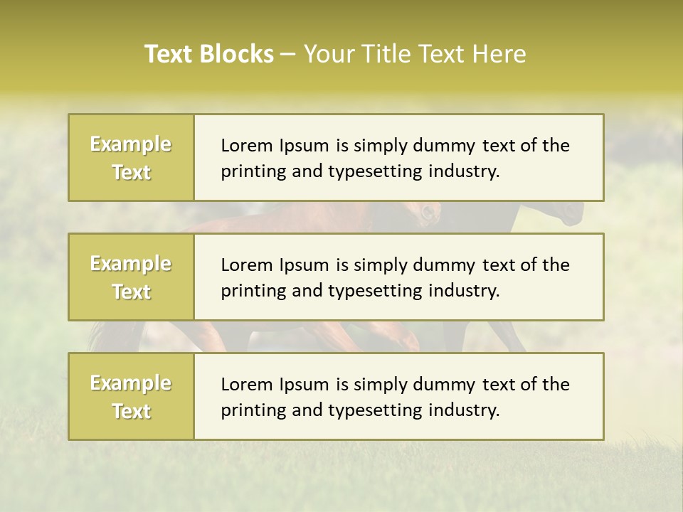 Mare Grass Brown PowerPoint Template