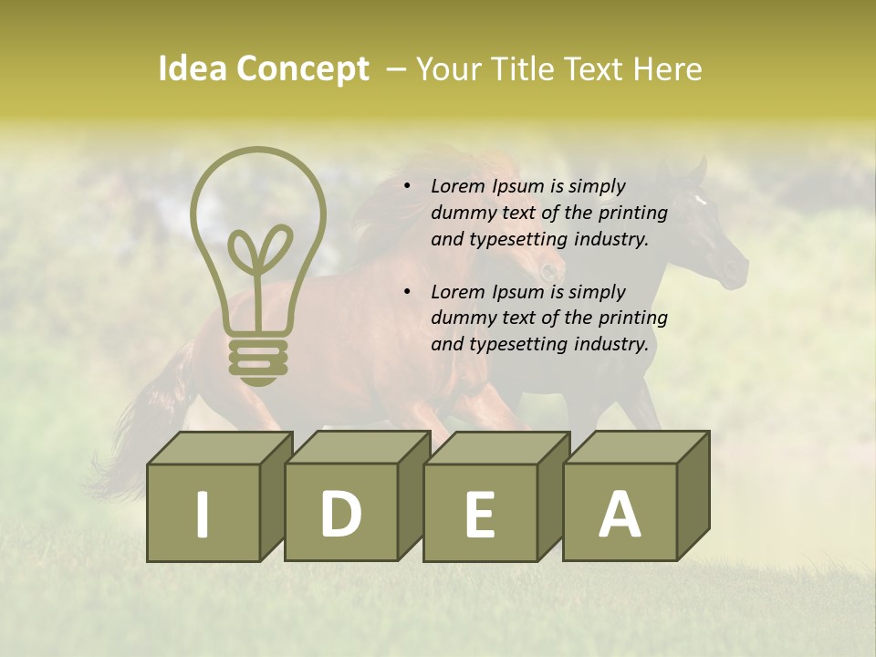 Mare Grass Brown PowerPoint Template