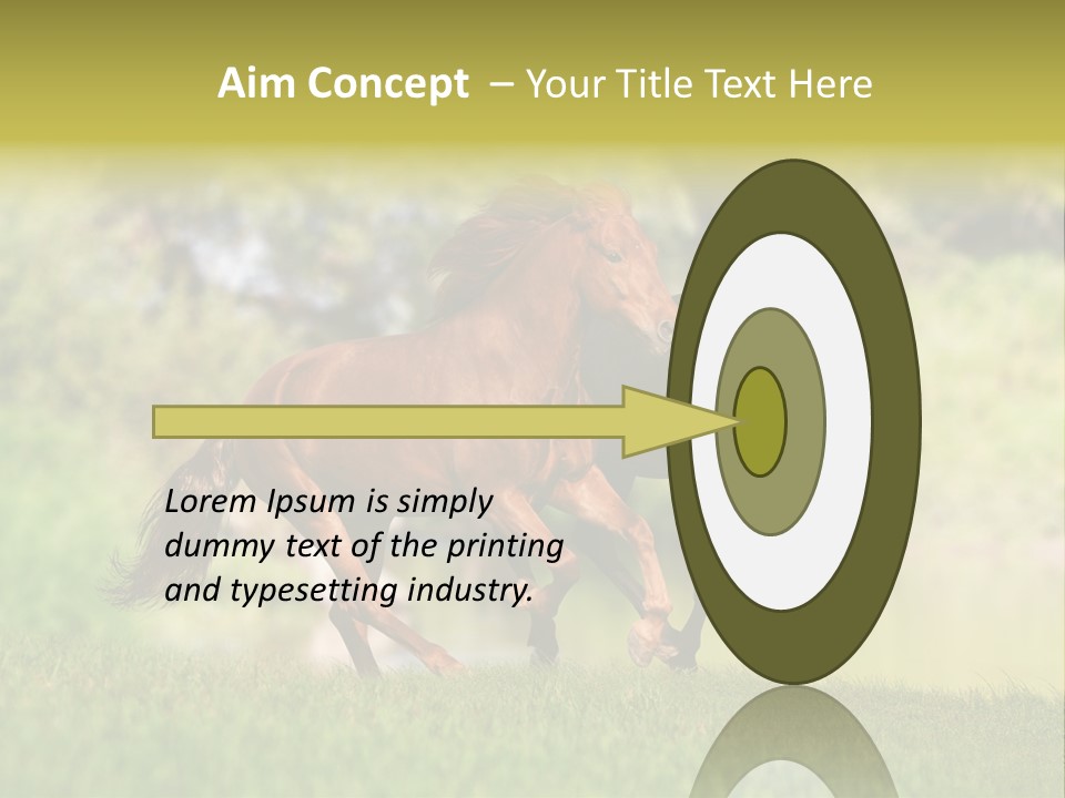 Mare Grass Brown PowerPoint Template