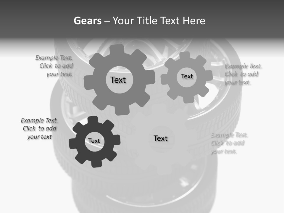Tyre Vehicle Equipment PowerPoint Template