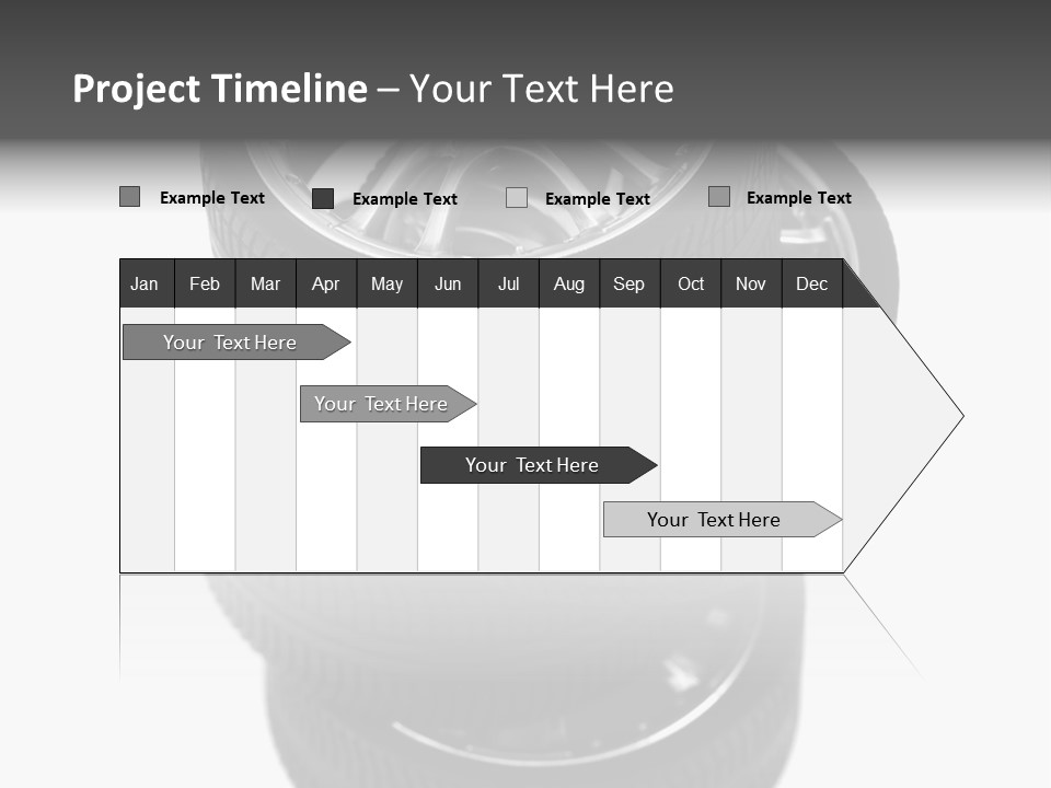 Tyre Vehicle Equipment PowerPoint Template