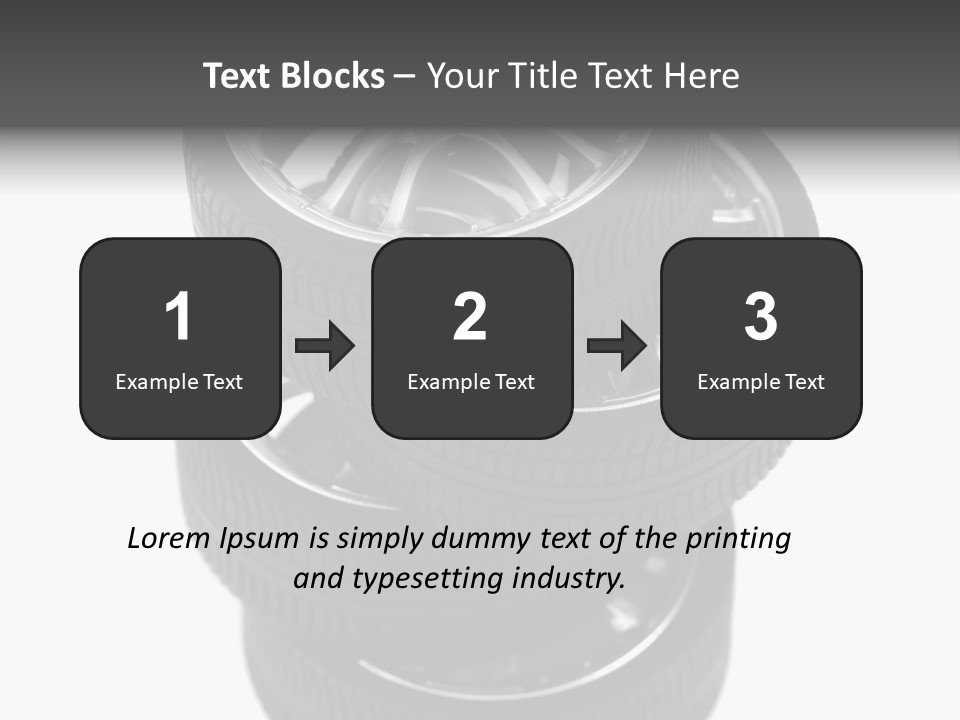Tyre Vehicle Equipment PowerPoint Template
