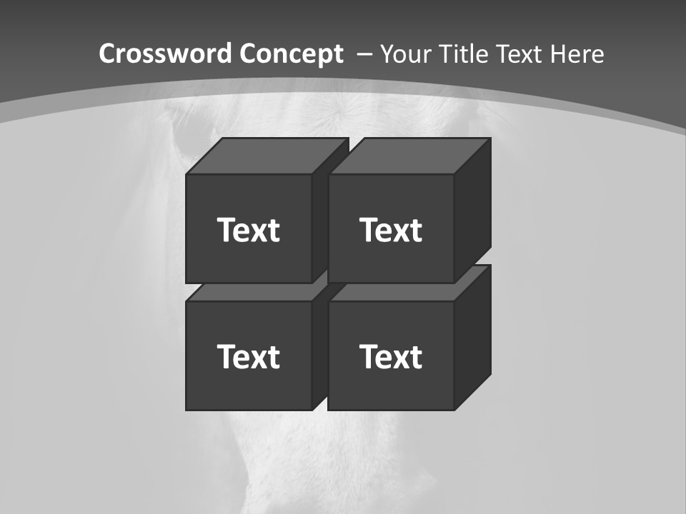 Grey Portrait Outside PowerPoint Template