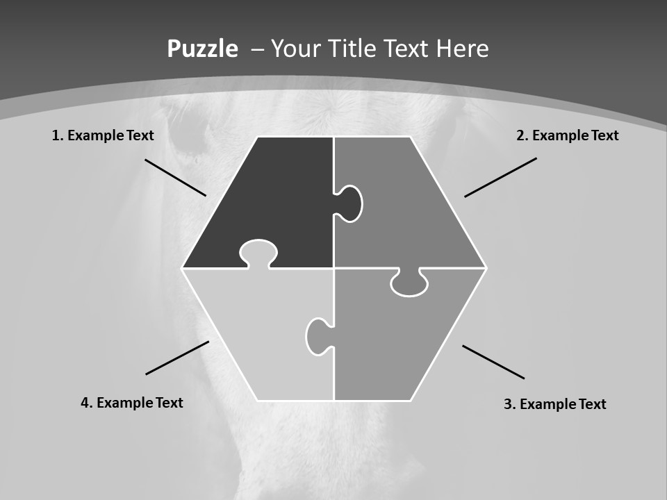 Grey Portrait Outside PowerPoint Template