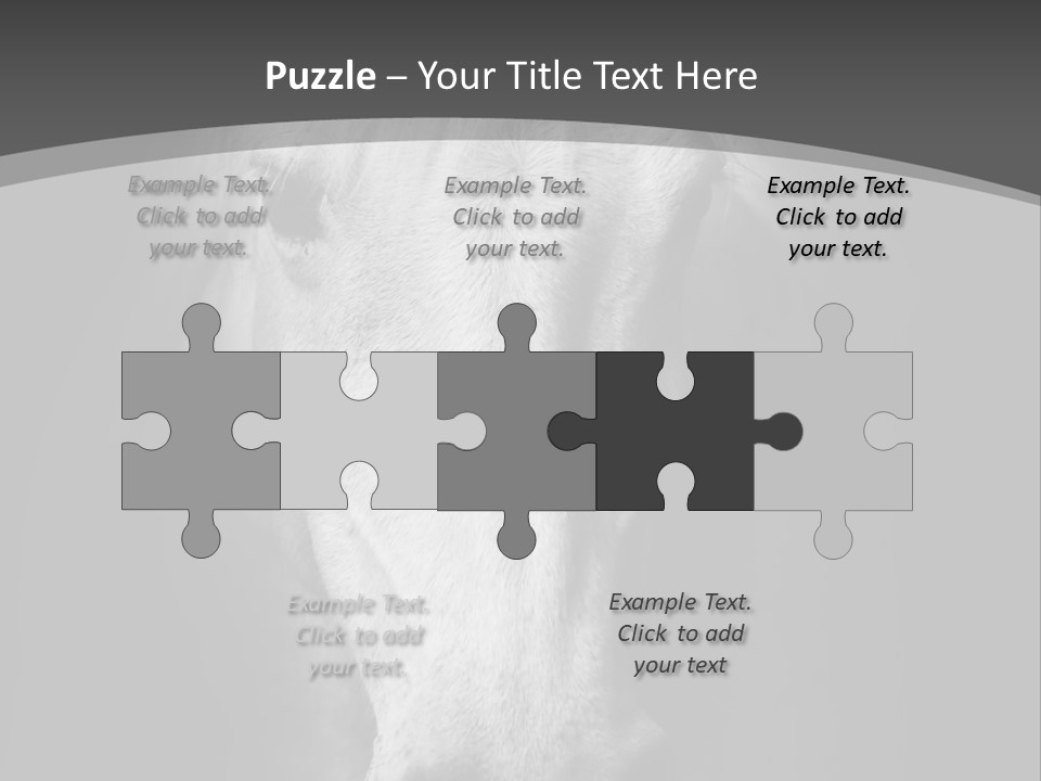 Grey Portrait Outside PowerPoint Template