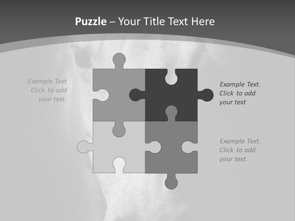 Grey Portrait Outside PowerPoint Template