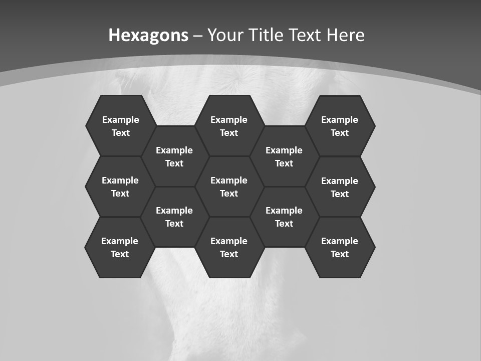 Grey Portrait Outside PowerPoint Template