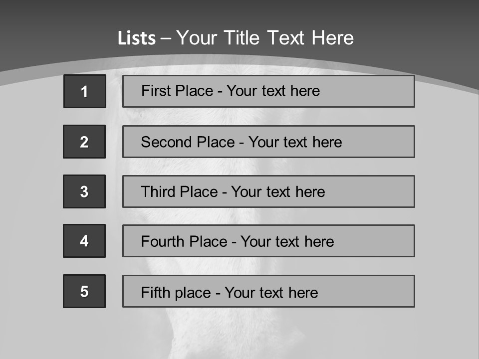 Grey Portrait Outside PowerPoint Template