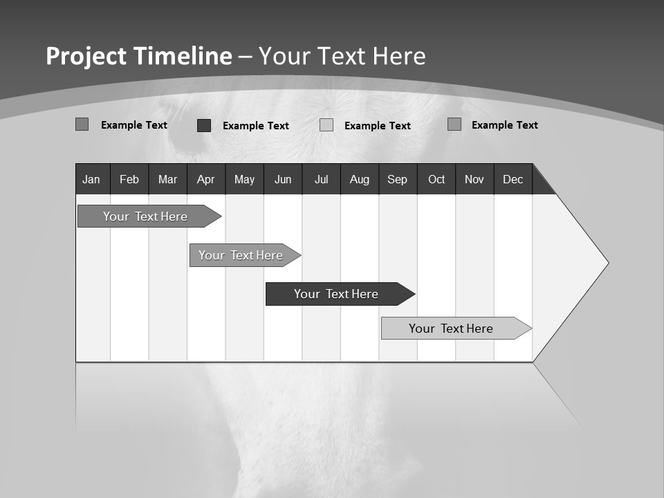 Grey Portrait Outside PowerPoint Template